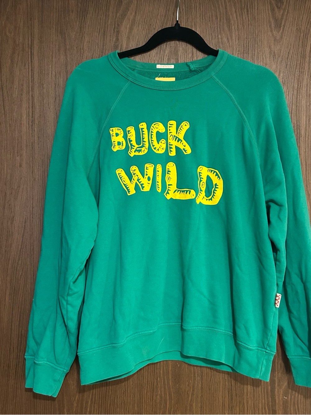 MOTHER Teal Green Crewneck Sweater